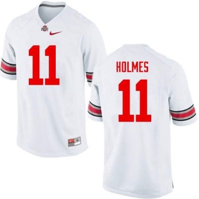 Men's Ohio State Buckeyes #11 Jalyn Holmes White Nike NCAA College Football Jersey Comfortable RIX5744TT